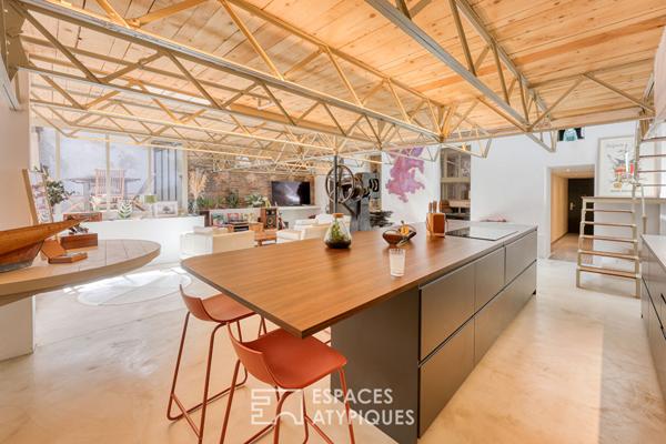 Superbe loft au calme en hyper centre avec piscine