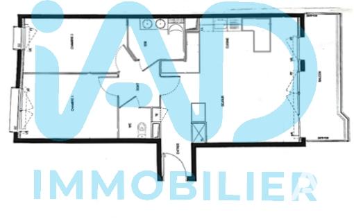 Appartement à vendre 3 pièces 63,63 m² La Courneuve