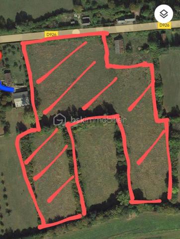 Terrain de 40 655 m²