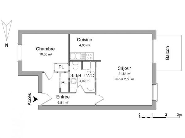 Location Appartement 2 pièces 47.33 m² - LE MADRIGAL Dijon 21000