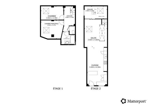 Appartement Paris 4 pièce(s) 83.10 m2