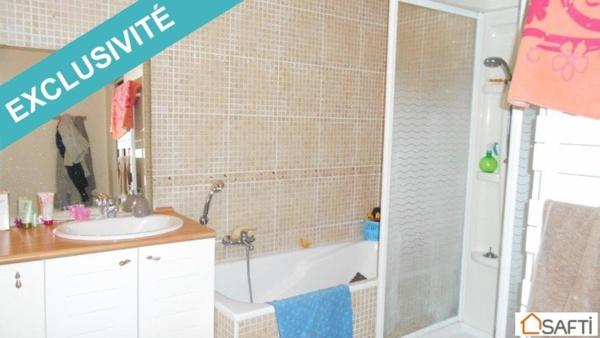 Maison en pierre 130m2, 3chambres, jardin, garage