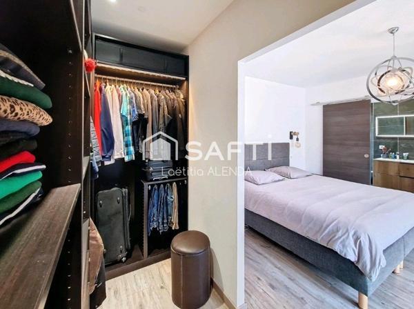 Maison individuelle de 155m2 avec prestations de qualité, double garage et jacuzzi