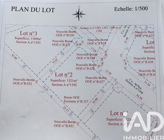 Terrain à vendre 1 321 m² Razès