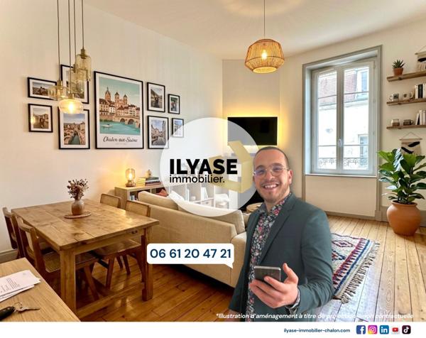 Chalon-sur-Saône (71100) Appartement T2 | Centre-ville | 45m²