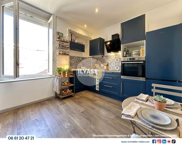 Chalon-sur-Saône (71100) Appartement T2 | Centre-ville | 45m²