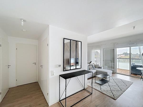 Appartement Saint Herblain quartier Cremetterie - 3 pièce, 2 chambres, loggia, place de parking