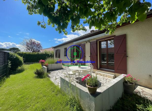A vendre maison de plain pied avec jardin et garage