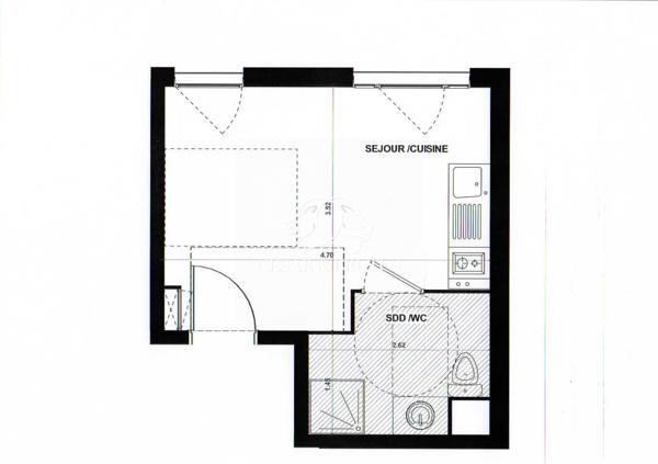 Studio – 20m2