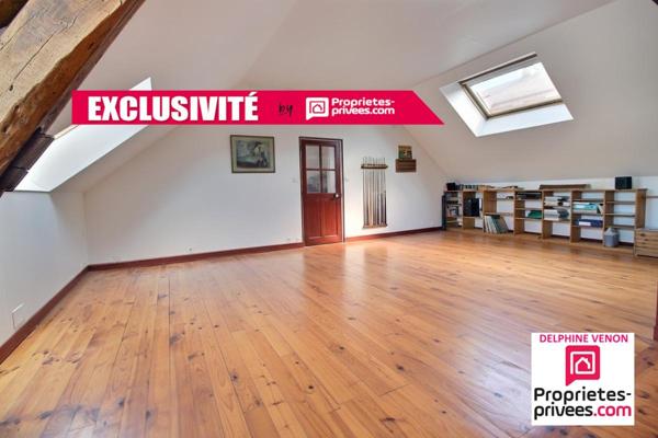 Exclusivité - Maison de ville dans l'hyper centre  de Chateauneuf  sur Loire avec garage et  terrain de 500 m²