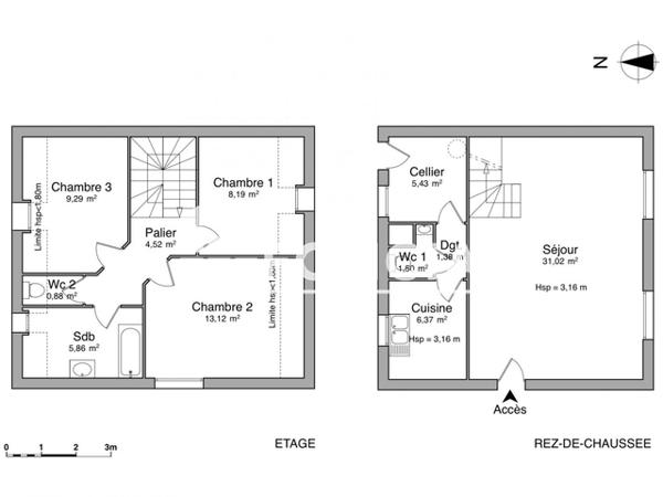 Location Maison 4 pièces 87.57 m² - L'EPINAY Saint Augustin Des Bois 49170
