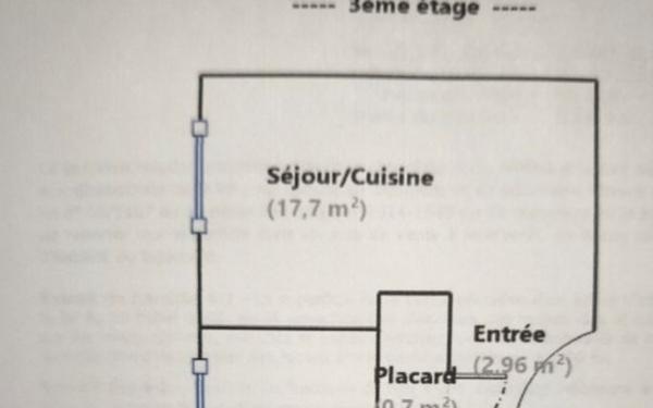 Appartement à vendre    1 pièce • 25,44 m2 Les Mureaux