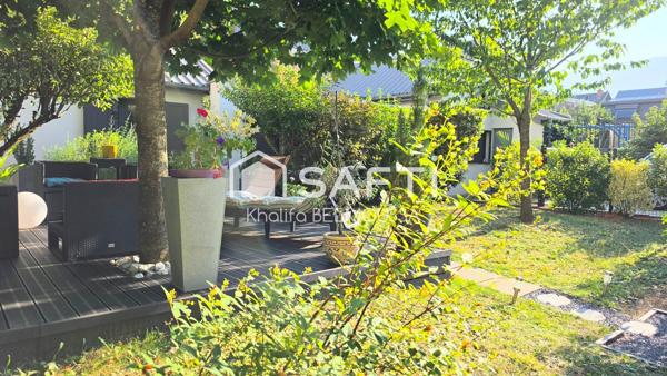 À découvrir en plein cœur d'Aix-les-Bains : charmante maison de plain-pied avec jardin arboré