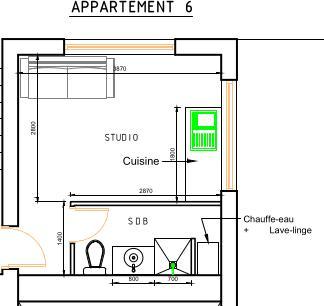 Location
                Appartement15 m² - 1 Pièce -
                    CHOLET (49300)