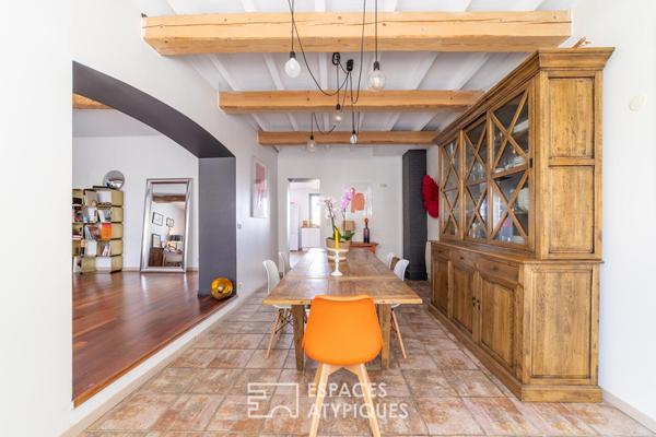 Maison XVIIIe siècle rénovée au coeur de Rouffiac-Tolosan