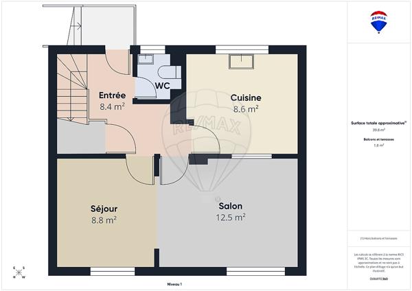 Maison 3 chambre(s) à vendre - Réhon, Meurthe-et-Moselle - 54