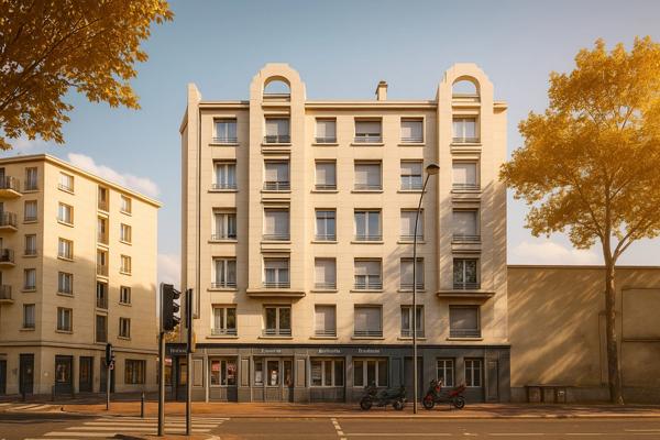 appartement T2 neuf à vendre VANVES (92), surface habitable 44,40 m2