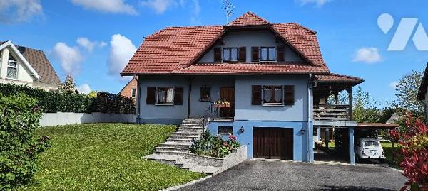 Maison de 154 m2 bâtie sur 7.91 ares dans un quartier calme de HIRTZBACH (68)
