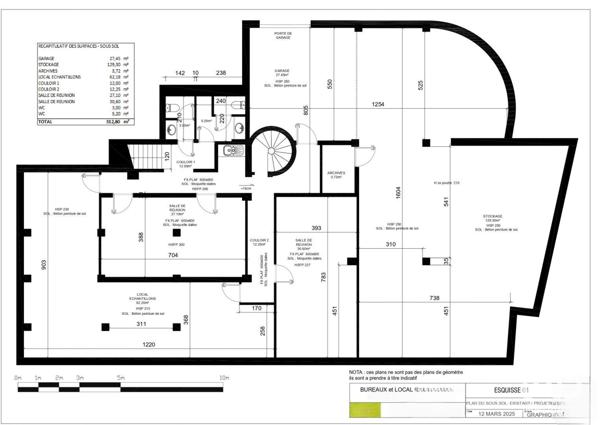 Murs commerciaux  à vendre 490 m² Les Lilas
