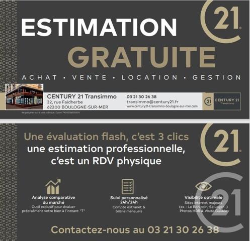 Maison à vendre  5 pièces - 102 m2 BOULOGNE SUR MER - 62