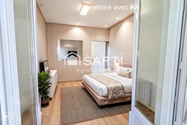 Idéalement située, proche commodités avec jardin et garage