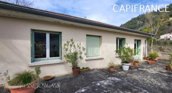 EXCLUSIVITÉ, Ardèche SAINT SAUVEUR DE MONTAGUT - GRANDE MAISON - 4 chambres - Très grands garages en RDC