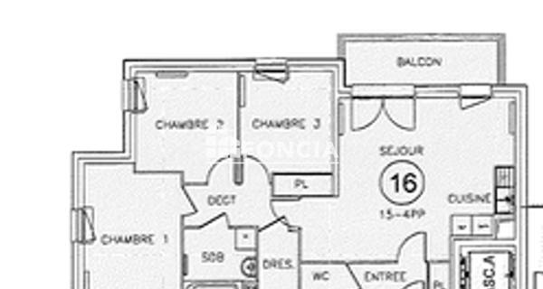 À vendre Appartement 4 pièces 70.83 m² - Bussy-saint-georges 77600