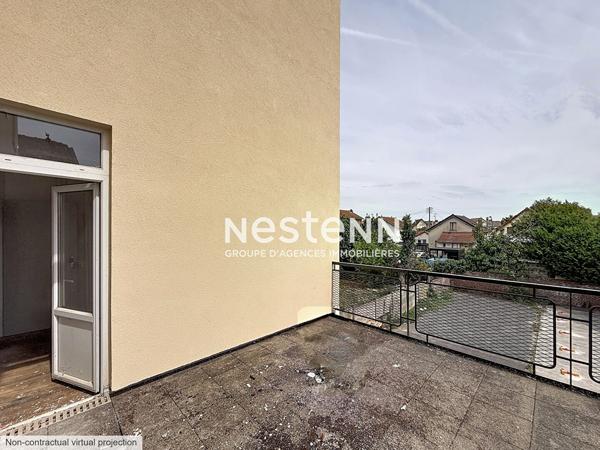 STUDIO GARE GONESSE 20m² + TERRASSE