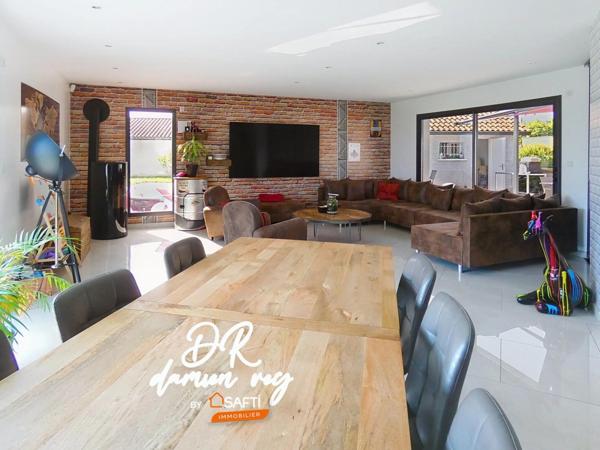 Magnifique maison de 175m², moderne, tout confort, piscine, garage, emplacement idéal