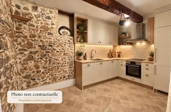 Charmante maison de village à Sallèles-d'Aude d'environ 60 m²