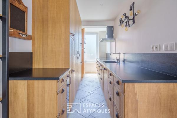 Duplex de caractère sous les toits en coeur de ville