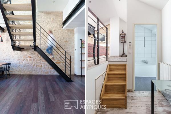 Duplex de caractère sous les toits en coeur de ville