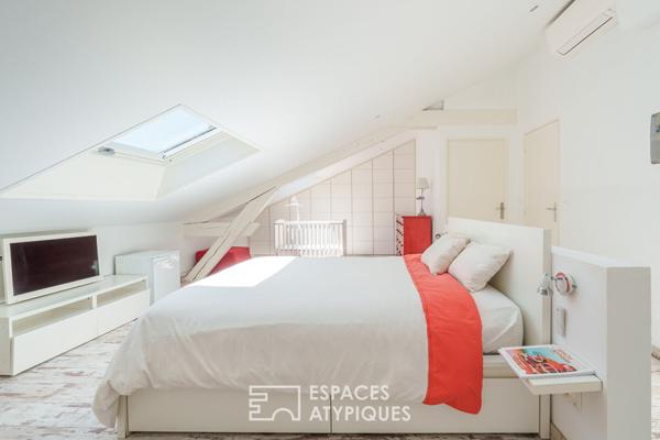 Duplex de caractère sous les toits en coeur de ville