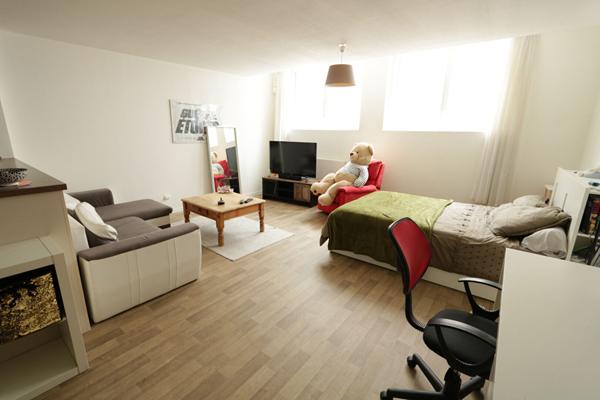 Appartement GRAND studio Orleans HYPER CENTRE  - immeuble recent -  parking en sous-sol