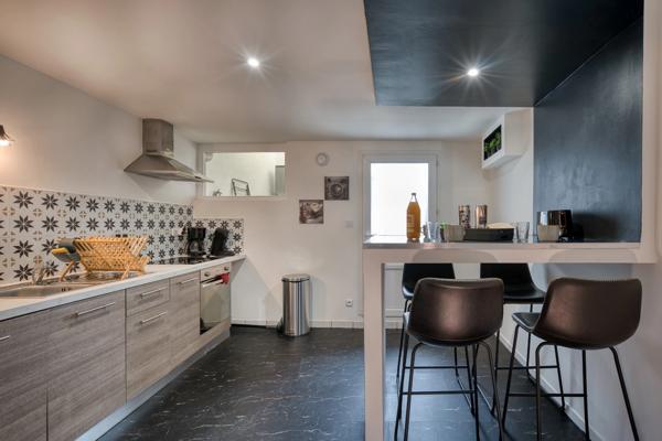 CONCARNEAU LE PASSAGE – T2 Meublé 53 m² – Terrasse 15 m² – Bureau
