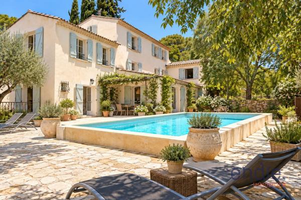 Flayosc - Propriété de charme, 5 chambres, piscine, dépendances - Vue panoramique.