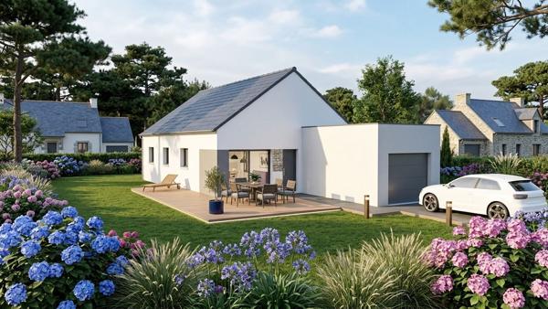 Terrain + Maison à vendre 4 pièces - 82 m²