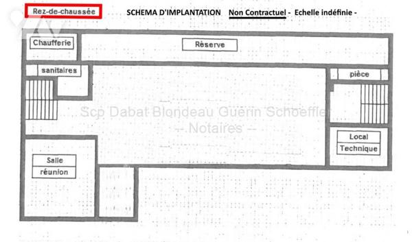 Local à usage professionnel