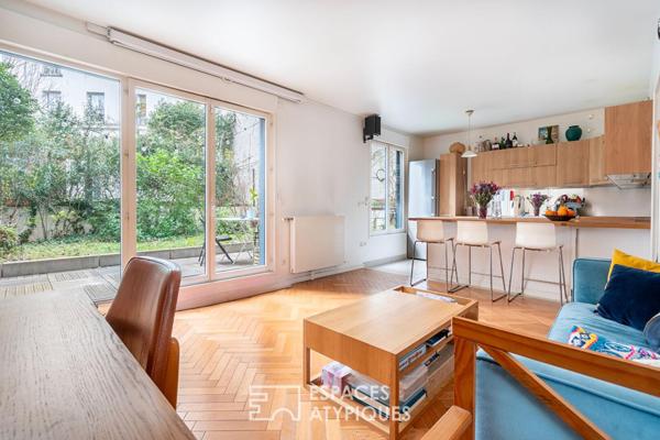 Un écrin de verdure confidentiel avec jardin