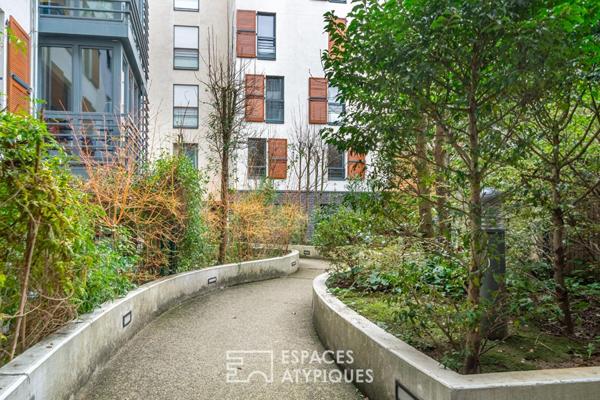 Un écrin de verdure confidentiel avec jardin
