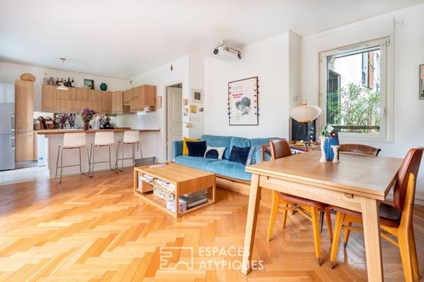 Un écrin de verdure confidentiel avec jardin