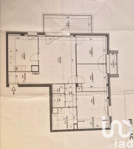 Appartement à vendre 4 pièces 83 m² Pessac