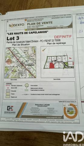 Terrain à vendre 637 m² Saint-Nauphary