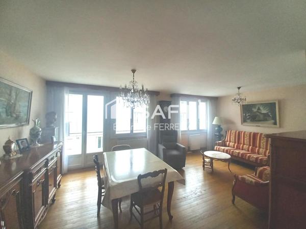 CHATEAUROUX, APPARTEMENT T3 AVEC BALCON, GARAGE ET CAVE