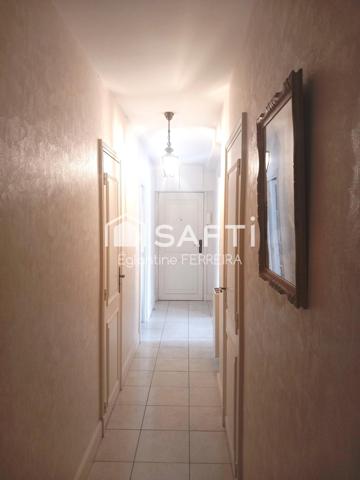 CHATEAUROUX, APPARTEMENT T3 AVEC BALCON, GARAGE ET CAVE