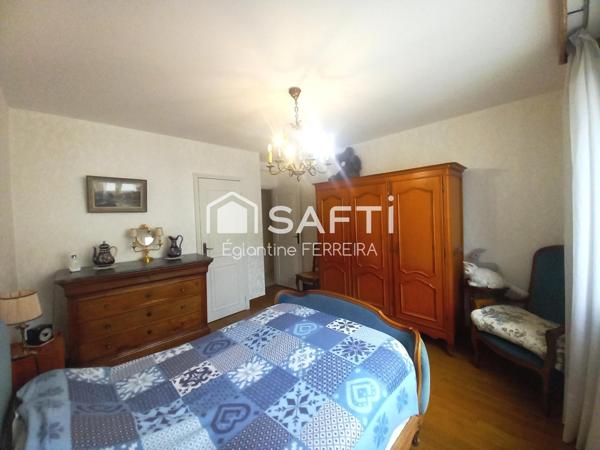 CHATEAUROUX, APPARTEMENT T3 AVEC BALCON, GARAGE ET CAVE