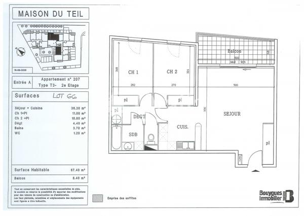 Appartement · Location Nimes (30900) 3 pièces · 67m²