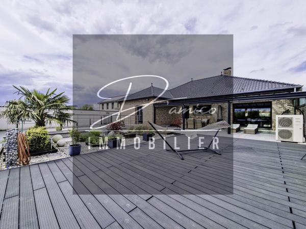 Maison individuelle haut de gamme plain-pied 214 m² avec sous-sol aménagé et vue campagne à avesnes-le-sec
