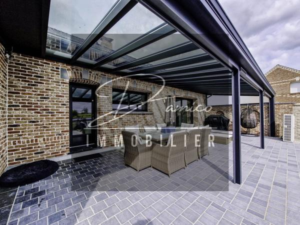 Maison individuelle haut de gamme plain-pied 214 m² avec sous-sol aménagé et vue campagne à avesnes-le-sec