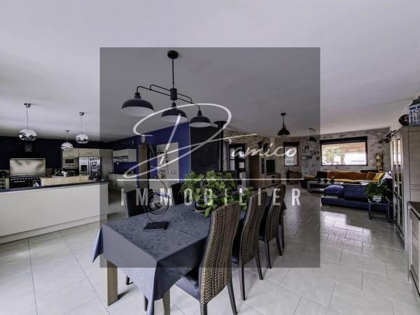 Maison individuelle haut de gamme plain-pied 214 m² avec sous-sol aménagé et vue campagne à avesnes-le-sec